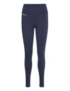 Adv Essence High Waist Warm Tights W Bottoms Running-training Tights Navy Craft