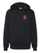 Panic Hooded Sweatshirt Tops Sweatshirts & Hoodies Hoodies Black Makia