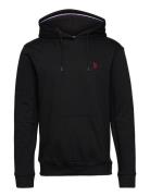 Uspa Sweatshirt Brayden Men Tops Sweatshirts & Hoodies Hoodies Black U.S. Polo Assn.