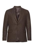 Fogerty Blazer Suits & Blazers Blazers Single Breasted Blazers Brown Oscar Jacobson