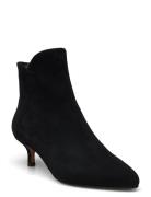 Stb-Saga Zip S Shoes Boots Ankle Boots Ankle Boots With Heel Black Shoe The Bear