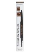 Makeup Revolution Duo Brow Definer Pencil Øjenbrynsblyant Makeup Brown Makeup Revolution