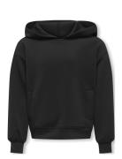 Kogalina L/S Hood Swt Tops Sweatshirts & Hoodies Hoodies Black Kids Only