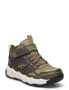 Boys Velocitrek Combex - Waterproof High-top Sneakers Khaki Green Skechers