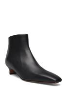 Polverelli Black Nappa Shoes Boots Ankle Boots Ankle Boots With Heel Black ATP Atelier