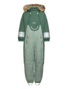 Alv Winter Playsuit Sport Coveralls Snow-ski Coveralls & Sets Green Viking