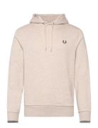 Tipped Hooded Sweatsh Tops Sweatshirts & Hoodies Hoodies Beige Fred Perry