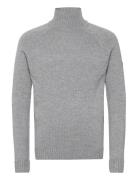 Bs Barbeau Regular Fit Knitwear Tops Knitwear Turtlenecks Grey Bruun & Stengade