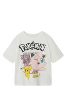 Nkfselma Pokemon Ss Rlx Top Box Bfu Tops T-Kortærmet Skjorte White Name It