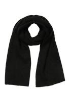 Slfmaline Lano Knit Scarf Noos Accessories Scarves Winter Scarves Black Selected Femme