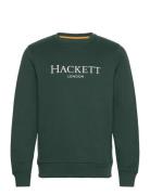 Heritage Crew Tops Sweatshirts & Hoodies Sweatshirts Green Hackett London