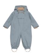 Matwisti Fleece Lined Snowsuit. Grs Outerwear Coveralls Snow-ski Coveralls & Sets Blue Mini A Ture