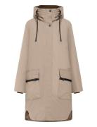 Aiko Wns Parka Outerwear Parka Coats Beige Didriksons