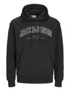 Jjecaleb Varsity Sweat Hood Noos Tops Sweatshirts & Hoodies Hoodies Black Jack & J S