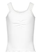 Organic Top Tops T-shirts Sleeveless White Rosemunde Kids