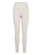 Hmlmt Grace High Waist Tights Sport Running-training Tights Cream Hummel