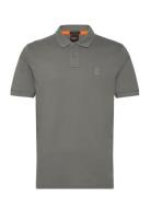 Passenger Tops Polos Short-sleeved Khaki Green BOSS