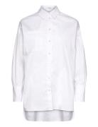 Cc Heart Millie Over D Classic S Tops Shirts Long-sleeved White Coster Copenhagen