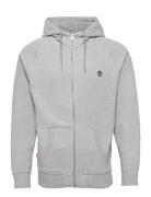 Exeter River Brushed Back Full Zip Hoodie Medium Grey Heather Designers Sweatshirts & Hoodies Hoodies Grey Timberland