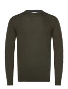 Bs Jupiter Regular Fit Knitwear Tops Knitwear Round Necks Green Bruun & Stengade