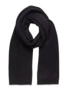 Bs Gaja Scarf Accessories Scarves Winter Scarves Black Bruun & Stengade