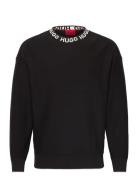 Smarlo Designers Knitwear Round Necks Black HUGO