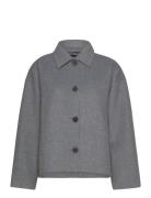 Jacket Melissa Unlined Melange Outerwear Jackets Light-summer Jacket Grey Lindex