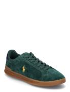 Heritage Court Ii Suede Sneaker Low-top Sneakers Green Polo Ralph Lauren