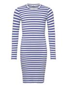 5X5 Classic Stripe Dubina Dress Dresses & Skirts Dresses Casual Dresses Long-sleeved Casual Dresses Blue Mads Nørgaard