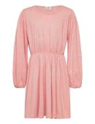 Crisp Jersey Dalila Dress Dresses & Skirts Dresses Casual Dresses Long-sleeved Casual Dresses Pink Mads Nørgaard