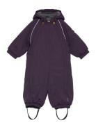 Nylon Baby Suit - Solid Outerwear Coveralls Snow-ski Coveralls & Sets Purple Mikk-line