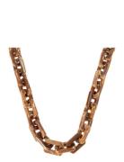 Varenna Necklace Accessories Jewellery Necklaces Chain Necklaces Brown By Jolima