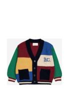 B.c Vintage Color Block Cardigan Tops Knitwear Cardigans Multi/patterned Bobo Choses