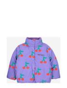 Bobo Cherry All Over Anorak Foret Jakke Purple Bobo Choses