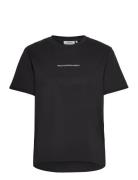 Mschterina Organic Small Logo Tee Tops T-shirts & Tops Short-sleeved Black MSCH Copenhagen