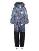 Overall Small Kids Outerwear Coveralls Snow-ski Coveralls & Sets Navy Lindex