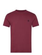 Dunstan River Short Sleeve Tee Cordovan Designers T-Kortærmet Skjorte Burgundy Timberland