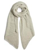 Pcpyron Long Scarf Noos Bc Accessories Scarves Winter Scarves Beige Pieces