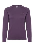 Core Dry Active Comfort Ls W Sport T-shirts & Tops Long-sleeved Purple Craft