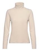 T-Shirts Long Sleeve Tops T-shirts & Tops Long-sleeved Cream Marc O'Polo