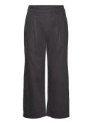 Pleat Detail Trousers Bottoms Trousers Grey Mango