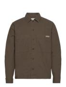 Relaxed Utility Overshirt Tops Overshirts Khaki Green Calvin Klein Jeans