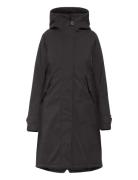 Luna Wns Parka 5 Outerwear Parka Coats Black Didriksons