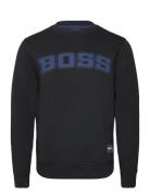 Watt_Nfl Tops Sweatshirts & Hoodies Sweatshirts Black BOSS