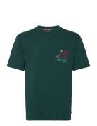 Relaxed Fit Pocket T-Shirt Tops T-Kortærmet Skjorte Green Scotch & Soda