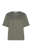 Mschmelea Icon Tee Tops T-shirts & Tops Short-sleeved Khaki Green MSCH Copenhagen