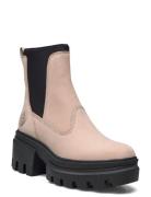 Everleigh Mid Chelsea Boot Pure Cashmere Shoes Chelsea Boots Beige Timberland