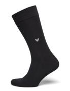 Men's Knit Short Socks Underwear Socks Regular Socks Black Emporio Armani