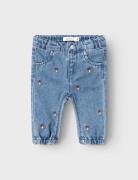 Nbfrose Shaped Emb Jeans 5321-By O Bottoms Jeans Regular Jeans Blue Name It