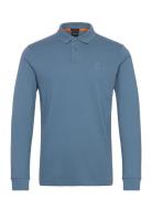 Passerby Tops Polos Long-sleeved Blue BOSS